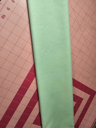 Vintage gepunkteter Schweizer Stoff neuwertig grün weiß Punkte Puppe 27"" x 45"" STÜCKWEISE - Bild 6 von 6