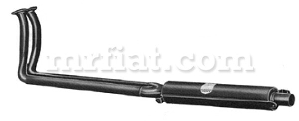 Lamborghini 400 GT 2+2 ANSA Left Center Exhaust Muffler New
