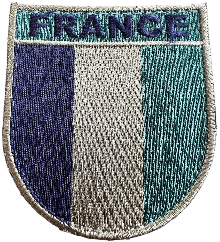 France Military Patch Badge Flat Coat Of Arms Shield Emblem Country Tactical NEW