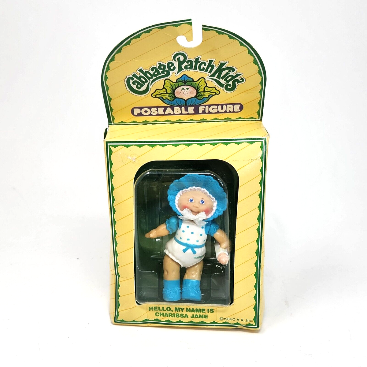 VINTAGE 1984 CABBAGE PATCH KIDS POSEABLE PVC BABY FIGURE IN