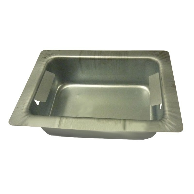 Cassetto vaschetta portacenere stufa a pellet cenere camino 24 x 19 x 7 cm CLAM