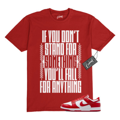 Dunk St Johns University Red White 2025 T Shirt Match SFS