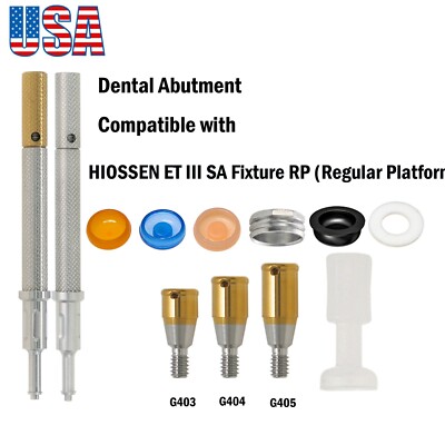 US Regular Locator Attachment Abutments for Hiossen ET Osstem TS 3.0-5.0mm GH