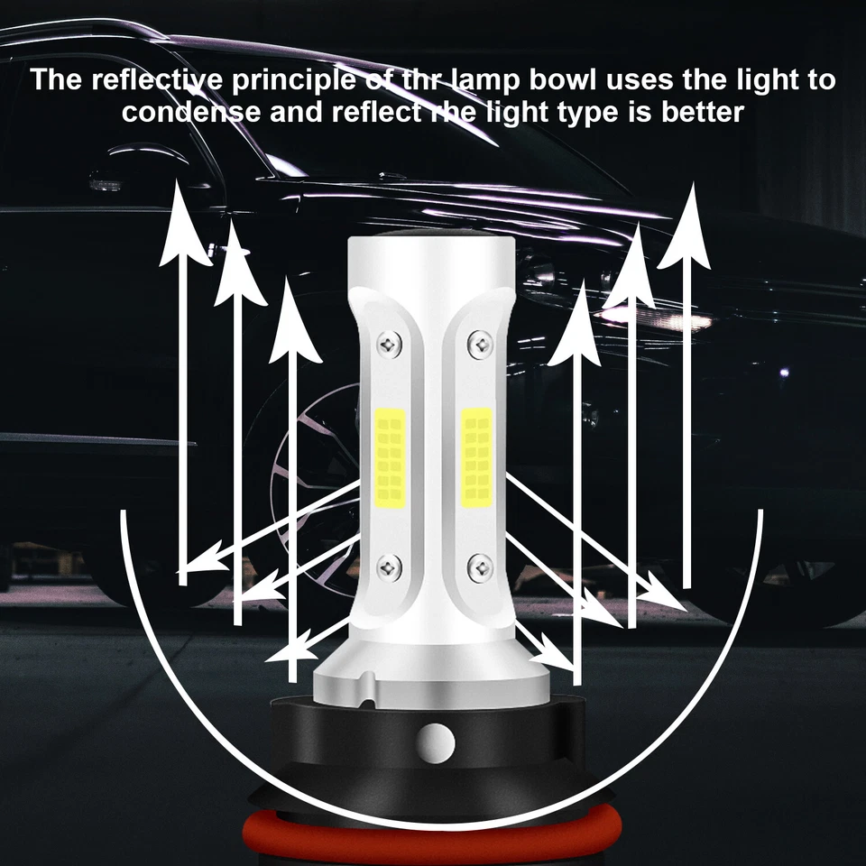 Para FOR Ford F 250 F 350 Super Duty 2001-2003 2004 Faro LED+Bombilla antiniebla - Image 2 of 4