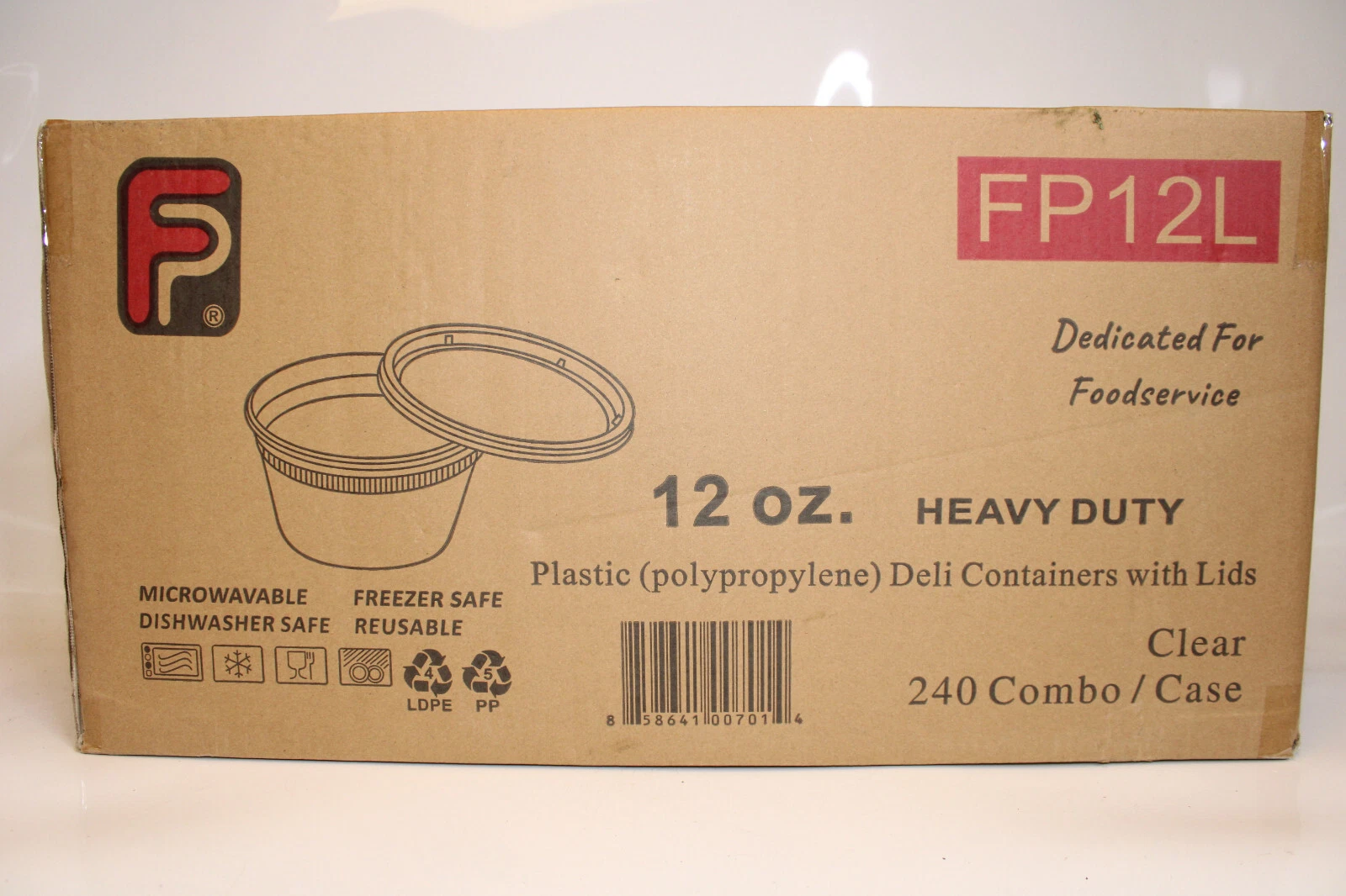 FP Plastic Deli Containers with Lids 240 Restaurant Combo Pack 8 oz or 12 oz NEW
Opens in a new wind