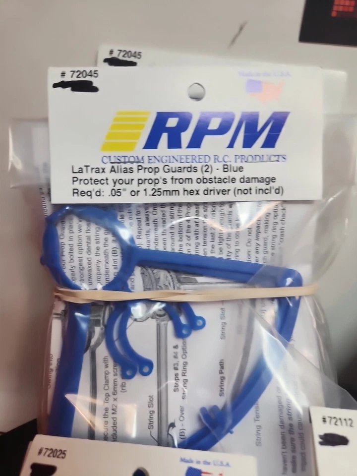 RPM Part Lot LaTrax Alias/Dromida VISTA prop Guards And Landing Gear. Free Ship - Image 3 of 4