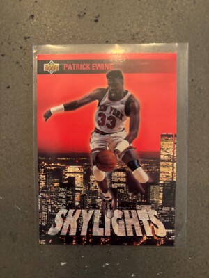 Group of 10 bball cards  incl. 1993-94 Upper Deck - Skylights #471 Patrick Ewing
