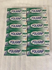 12 x Original Super Strong Poligrip Denture Adhesive Cream 0.75 Zinc Free 8/2023