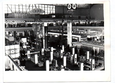 2 x Photo Leipzig Trade Fair around 1970 Exhibition Messestadt Leipzig GDR