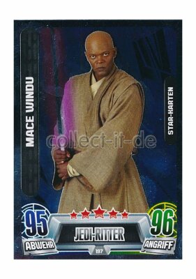 Force Attax Movie Cards 2 197 - MACE WINDU - Jedi-Ritter - Star-Karte