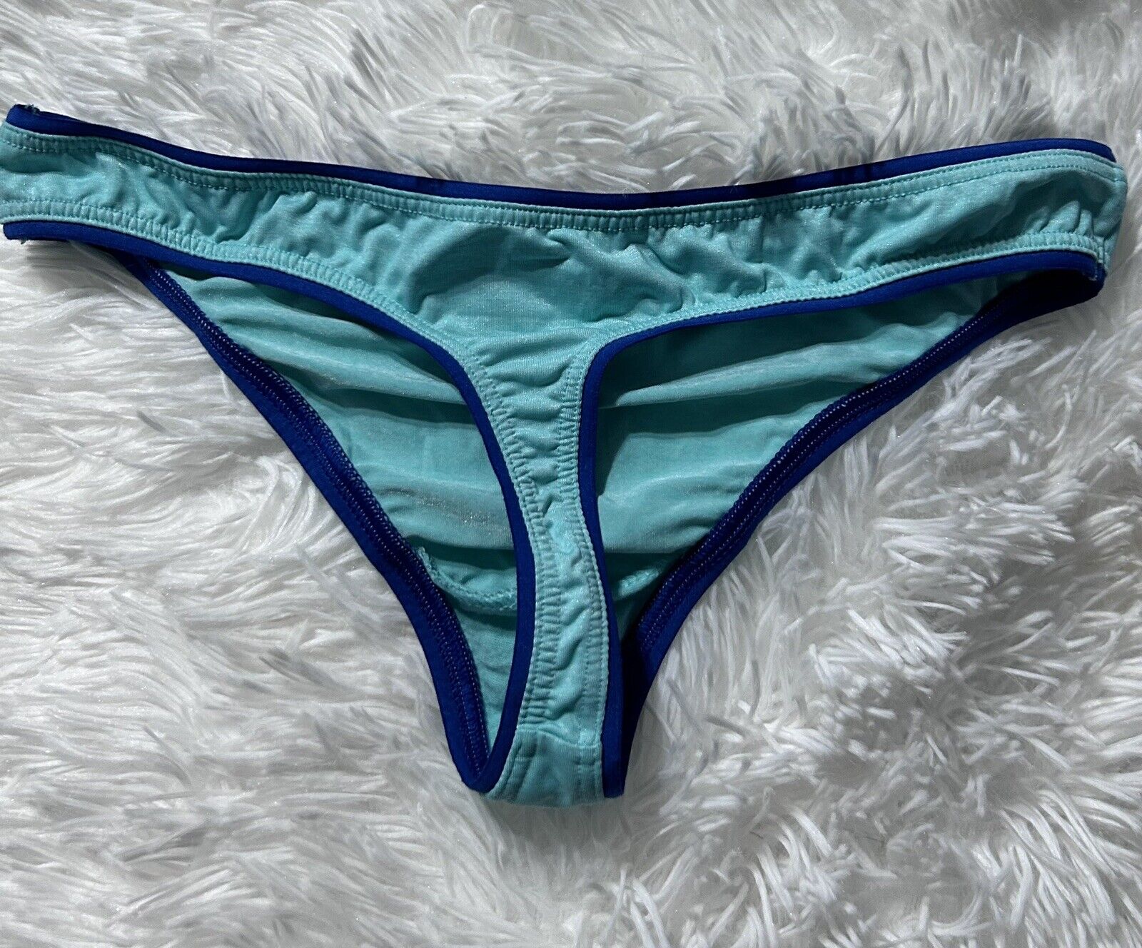 Vintage Victoria Secret Bikini Thong Panties Nylo… - image 4