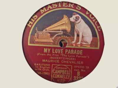 MAURICE CHEVALIER - CHOOSE ANY ONE OF FOUR 78 rpm discs