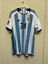 Argentina 22/23 ENZO F 24 Home Adidas Authentic Soccer Jersey Size XL NWT HF2157