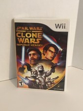 Star Wars - The Clone Wars - Republic Heroes - Nintendo Wii Game w/Manual