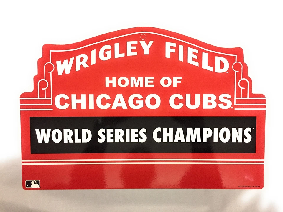 Chicago Cubs Wrigley Field Marquee Plastic Sign 2016 WORLD SERIES CHAMPIONS - Image 2 of 2