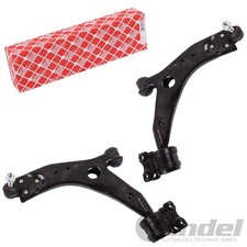 2x FEBI QUERLENKER VORDERACHSE passend für FORD FOCUS VOLVO C30 C70 V50