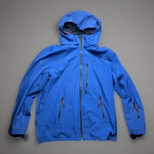 Apricoat Jacket Women's XL Blue Waterproof Adventure Removable Hood Zip