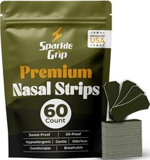 Universal Nose Strips for Breathing 60 Count Oil Sweat Proof Adhesive-Athle...