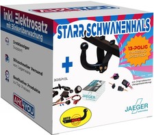 AutoHak Anhängerkupplung für Nissan X-Trail T30 SUV 01-07 starr 13pol E-Satz AHK