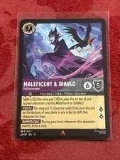 Lorcana Attack of the Vine - Maleficent Diablo - Evil Incarnate - 63/204