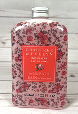 Crabtree  Evelyn Rosewater Bubble Bath Eau De Rose 22oz