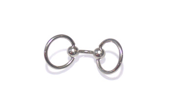 14g Curved 3/8 Frenum Double Door Knocker Nipple Hoop Prince Albert Jewelry Sexy