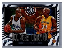 2020-21 Panini Illusions #23 Shaquille O'Neal Career Lineage