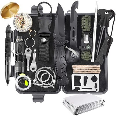 Survival Survival Kit Erste Hilfe Kit Geschenk für Männer 30 in 1, für Sie...