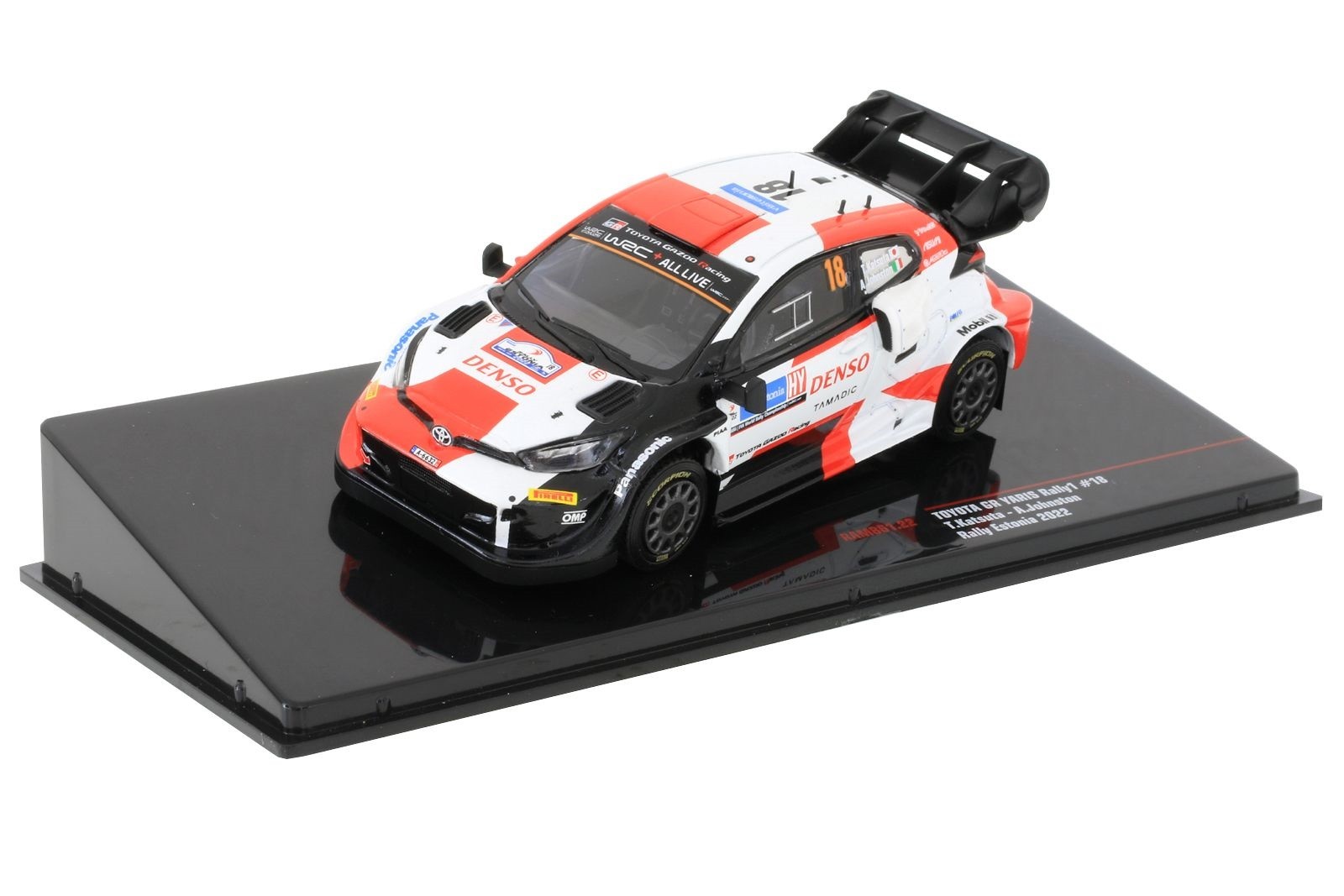Voiture miniature TOYOTA GR Yaris WRC 2022 IXOMODELS échelle 1/43