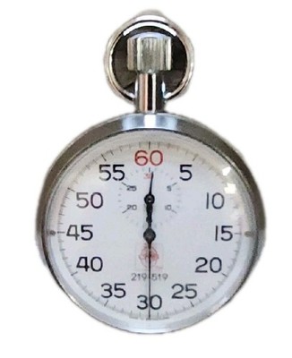 Vintage Swiss Made CMS 219-519 Mechanical Wind Up Analog Stopwatch