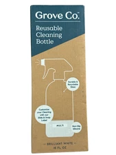Grove Co Reusable Cleaning Glass Spray Bottle - Brilliant White - 16 Fl Oz