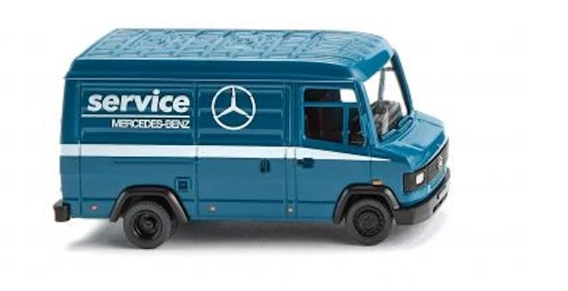 *Wiking 027202 Kastenwagen (MB 507 D) "MB Service" Spur H0 1:87