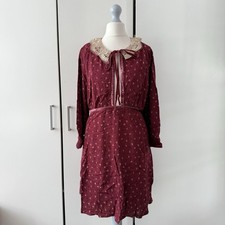 Free People Delfina Mini Dress Size M Collar Cut Out