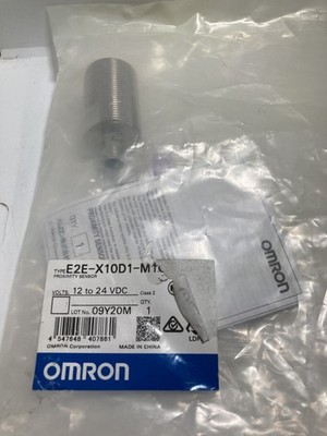 OMRON E2E-X10D1-M10 PROXIMITY SENSOR CYLINDER 12-24VDC NIB