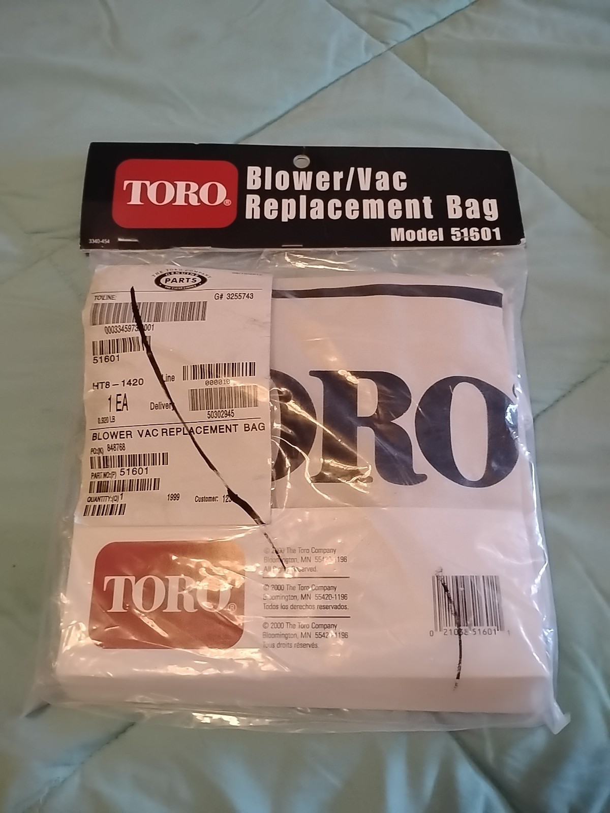 Vac Vacuum Replacement Bag Model 51601
