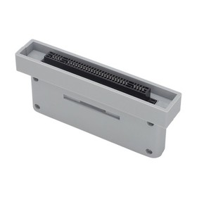 SFC ⇄ SNES Cartridge Adapter - For Super Nintendo & Super Famicom Plug-In Gray
