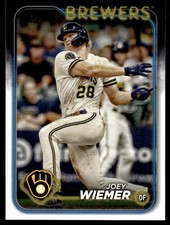2024 Topps Series 1 Joey Wiemer Milwaukee Brewers #9 19324
