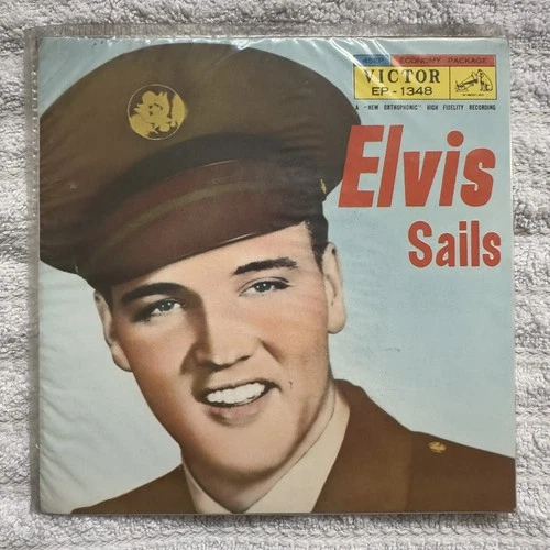 ELVIS PRESLEY 💎🔥 ELVIS SAILS VINYL EX+ 1959 EP-1348
