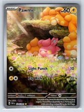 Pawmi 226/091 Paldean Fates Pokemon Holo Near Mint