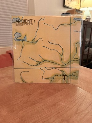 Brian Eno Ambient 1 Music For Airports LP; Virgin ENOLP6; 2018 180g w/ Insert NM