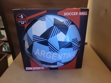 Icon Sports Authentic Argentina Soccer Ball Size 5, Argentina