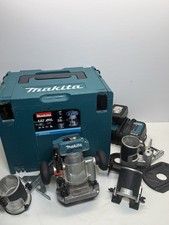 Makita 18V Cordless Brushless Laminate Router Trimmer and Plunge Base Set
