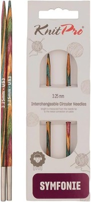 KnitPro Symfonie Austauschbare Nadelspitzen 5'' (13cm) | 3,25mm