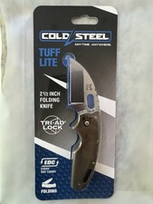 Cold Steel Knives Tuff Lite Lockback 20LTF AUS8A Steel Flat Dark Earth Griv-Ex