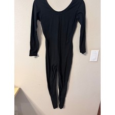 Bal Togs Black Long Sleeve Full Body Unitard Leotard M