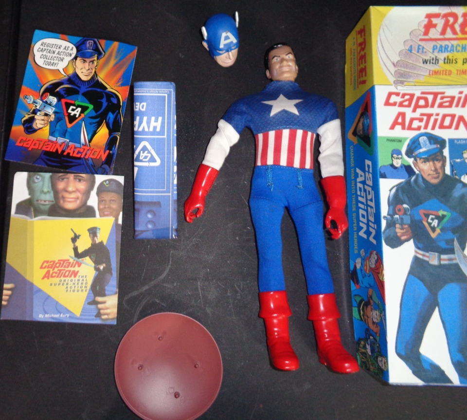 Reproduction Box CAPTAIN ACTION ROUND 2 WITH REPRODUCTION COFFIN BOX LOT | eBay