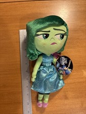 Disney Store Inside Out Disgust Emotion 11  Plush Doll Pixar Green Plush