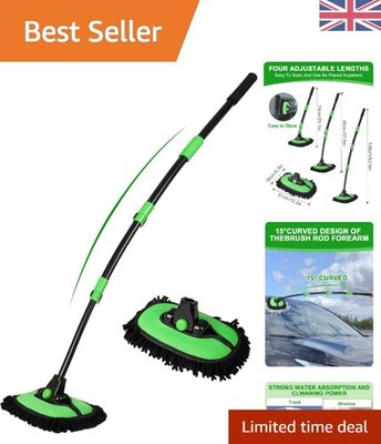 Rostbeständige 53'' Autowaschbürste mit weichem Chenille - Ideal für LKW & SUVs