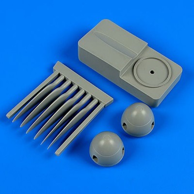 Quickboost 48589 - 1:48 Me 410 propeller w/tool for Meng  - Neu