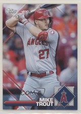 2020 Topps Heritage 2020 MLB Sticker Collection Preview Mike Trout #1 uy6